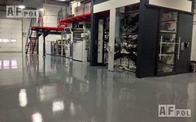 Решения - Наливной пол для объектов химической промышленности