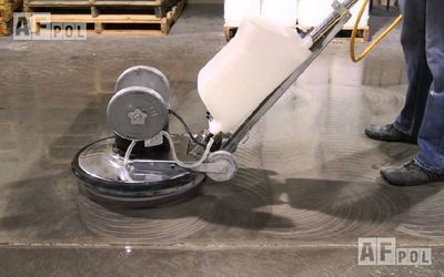 Бетонные полы - Шлифовка и полировка бетонного пола