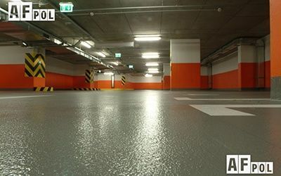 Полиуретановые полы для автостоянок