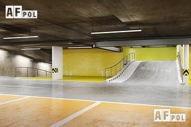 Полимерные полы для паркинга