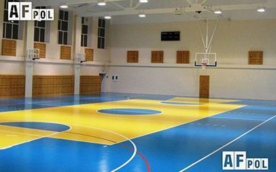 Полиуретановые полы для спортзала